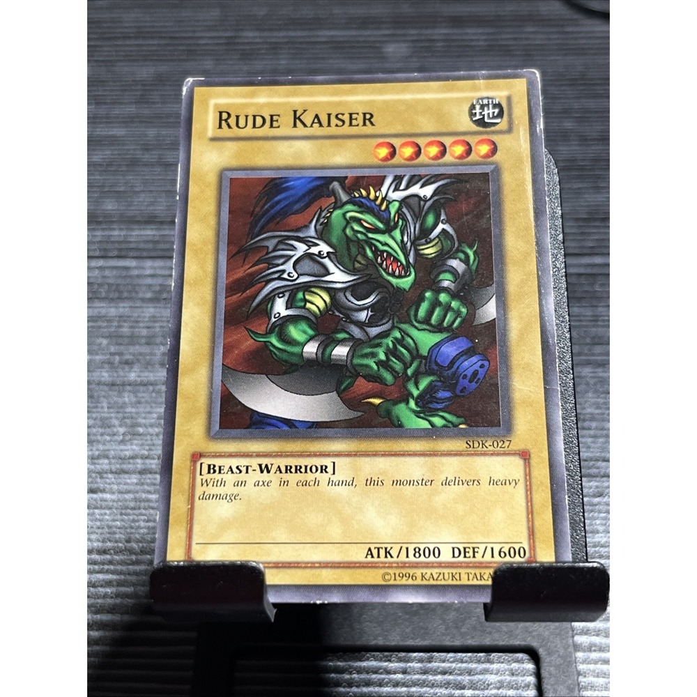 Rude Kaiser SDK-027 Yu-Gi-Oh!‎ Common – Lightly Played